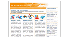 Desktop Screenshot of drwetter.eu